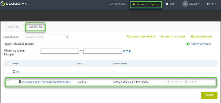 17. Object Lock - Cloudian Training Lab Guide