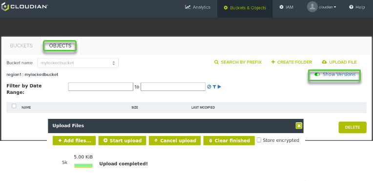 17. Object Lock - Cloudian Training Lab Guide